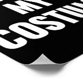 Das ist mein Kostüm Poster (Ecke)