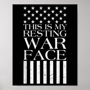 Das ist mein Kriegsschiff, der Veteran der US-Flag Poster