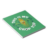 Das ist mein kulinarischer Bauer, der Mais-Liebe a Notizblock (angewinkelt)