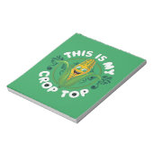 Das ist mein kulinarischer Bauer, der Mais-Liebe a Notizblock (Rotiert)