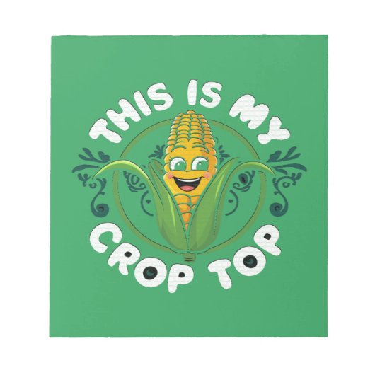 Das ist mein kulinarischer Bauer, der Mais-Liebe a Notizblock (Vorderseite)