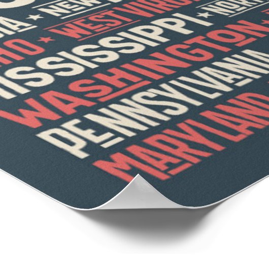 Das ist mein Land Poster (Ecke)