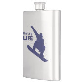 Das ist mein Leben (Snowboarden) Flachmann (Links)