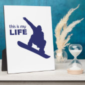 Das ist mein Leben (Snowboarden) Fotoplatte (Seite)