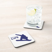 Das ist mein Leben (Snowboarden) Untersetzer (Rechte Seite)