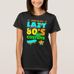 Das ist mein leuchtender 80er Kostüm Vintag farben T-Shirt
