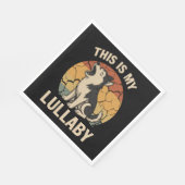 Das ist mein Lullaby- Husky Serviette (Ecke)