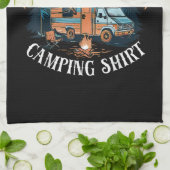 Das ist mein lustiger Camping-Wander-Camper Geschirrtuch (Gefaltet)