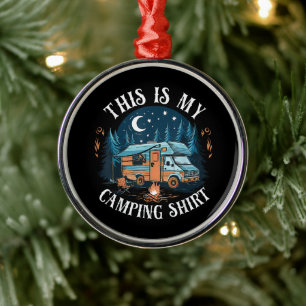 Das ist mein lustiger Camping-Wander-Camper Ornament Aus Metall