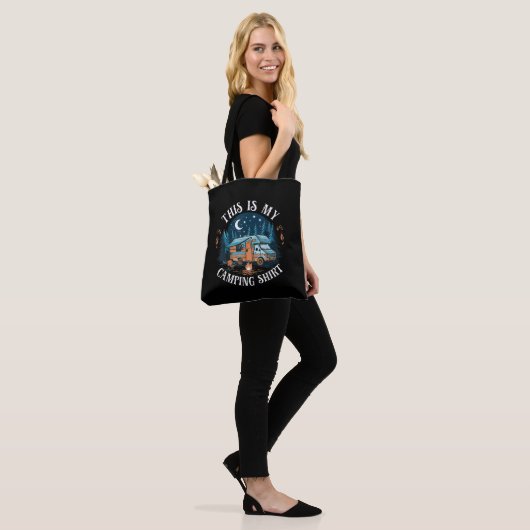 Das ist mein lustiger Camping-Wander-Camper Tasche (Am Model)