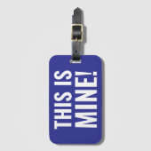 Das ist mein lustiger Sprichwort Reisender Gepäckanhänger (Vorderseite Vertikal)