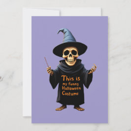 Das ist mein lustiges Halloween-Kostüm-Perfektiona Einladung