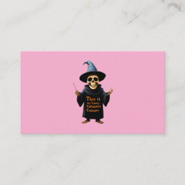 Das ist mein lustiges Halloween-Kostüm-Perfektiona Visitenkarte