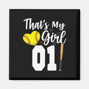 Das ist mein Mädchen Nummer #1 Softll Nummer 1 Magnet