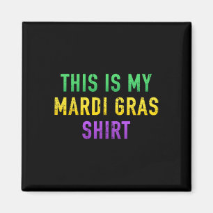 Das ist mein Mardi-Gras-Kostüm-Outfit für New Orle Magnet