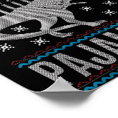 Das ist mein Menorah-Saurus Happy Hanukka Dinosaur Poster (Ecke)