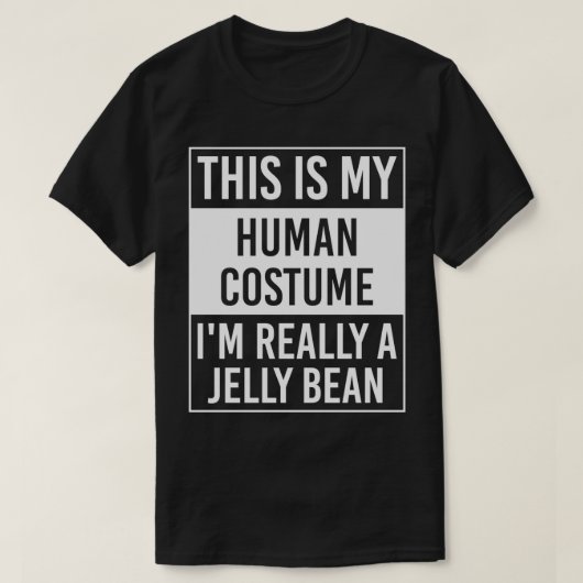Das ist mein Mensch, ich bin wirklich JELLY BEAN T-Shirt (Design vorne)
