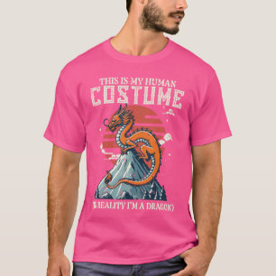 Das ist mein menschliches Kostüm Drache Lustiges H T-Shirt