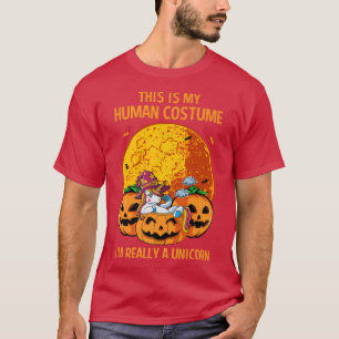 Das ist mein menschliches Kostüm, für das ich wirk T-Shirt