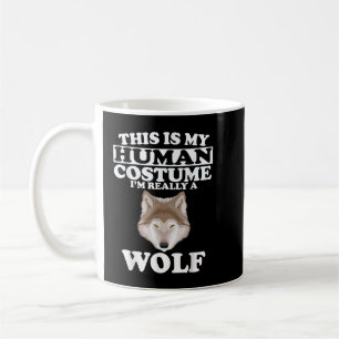 Das ist mein menschliches Kostüm, ich bin eigentli Kaffeetasse