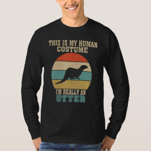 Das ist mein menschliches Kostüm Ich bin eigentlic T-Shirt