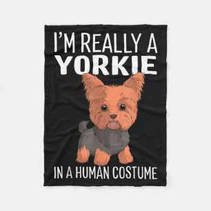Das ist mein menschliches Kostüm, ich bin ein York Fleecedecke