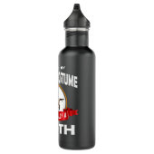 Das ist mein menschliches Kostüm, ich bin wirklich Edelstahlflasche (Rechts)