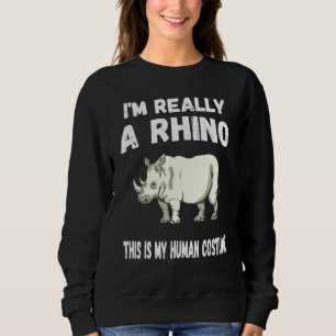 Das ist mein menschliches Kostüm, ich bin wirklich Sweatshirt