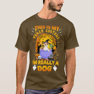 Das ist mein menschliches Kostüm, ich bin wirklich T-Shirt