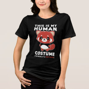 Das ist mein menschliches Kostüm, ich bin wirklich Tri-Blend Shirt