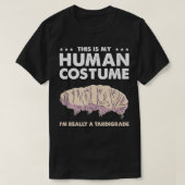 Das ist mein menschliches Kostüm in Wirklichkeit e T-Shirt (Design vorne)