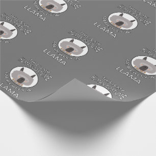 Das ist mein menschliches Kostüm - Llama Edition I Geschenkpapier