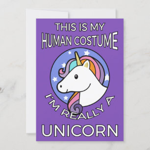 Das ist mein menschliches Kostüm - Unicorn Edition
