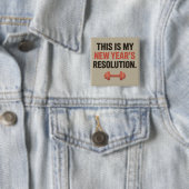 Das ist mein Neujahrsvorsatz Motivationsstudio Button (Beispiel)