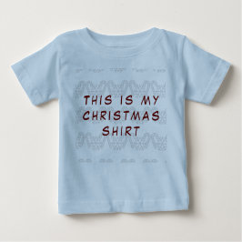 Das ist mein niedliches Baby-Bekleid zu Weihnachte Baby T-shirt