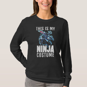 Das ist mein Ninja-Kostüm Mercenary Shuriken Kunai T-Shirt
