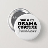 Das ist mein Obama-Kostüm Button (Vorne & Hinten)