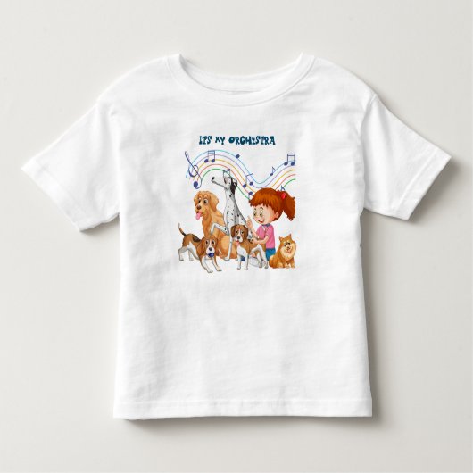 Das ist mein Orchester-T - Shirt für Kinder (Vorderseite)