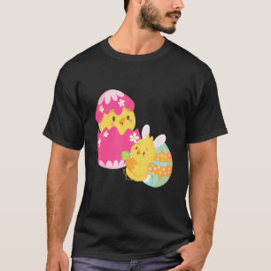 Das ist mein Oster-Pyjama Glückliches Huhn Pyjama- T-Shirt