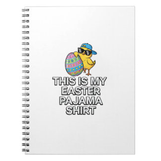 Das ist mein Oster-Pyjama-Shirt Chick Egg Jungen K Notizblock