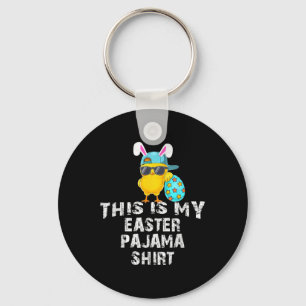 Das ist mein Osterpajama-Shirt Erwachsene Kinder l Schlüsselanhänger