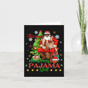 Das ist mein Pajama Black African American Karte