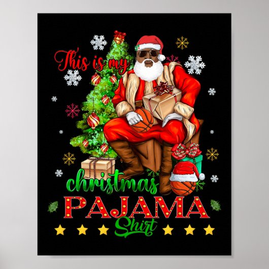 Das ist mein Pajama Black African American Poster (Vorne)