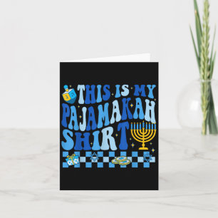 Das ist mein Pajamakah Shirt Chanukah Pajama Groov Karte