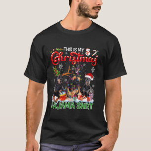 Das ist mein Pajamas Shirt Doberman Pinscher Dogs 