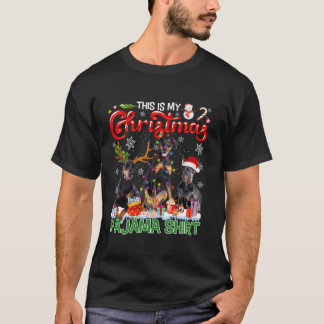 Das ist mein Pajamas Shirt Doberman Pinscher Dogs 