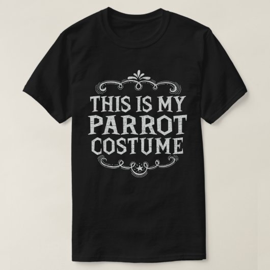 Das ist mein Parrot-Funny-Lazy-Halloween-Kostüm T-Shirt (Design vorne)