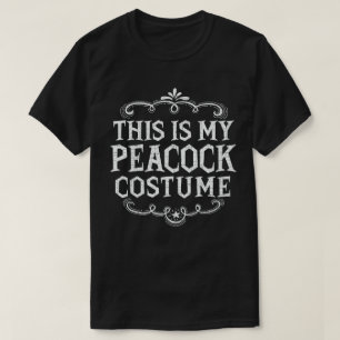 Das ist mein Pfauenkostüm Funny Lazy Halloween T-Shirt