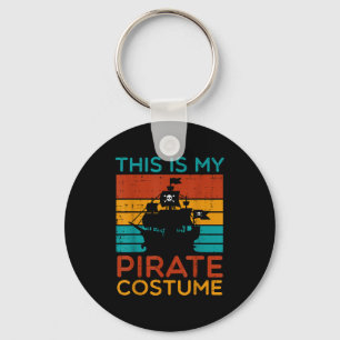 Das ist mein Piratenkostüm Retro Halloween Männer Schlüsselanhänger