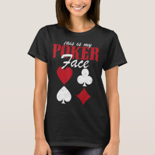 Das ist mein Pokerface Poker Karten Vintage T-Shirt